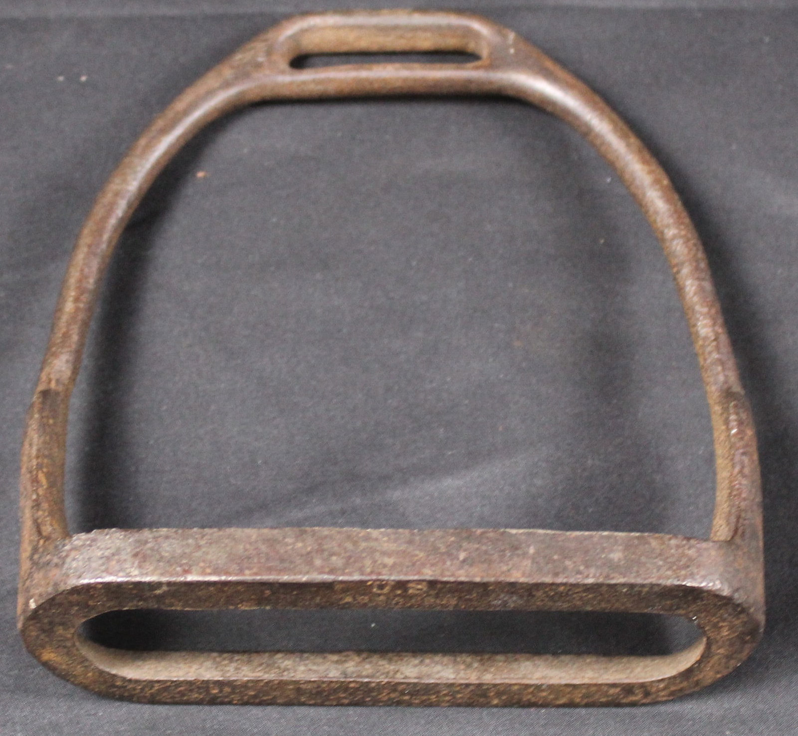 US Property Marked "AGS BROS" Cast Iron Stirrup (SNR) - 2