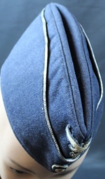Rare Authentic WWII German Luftwaffe Overseas Cap (MME) - 14