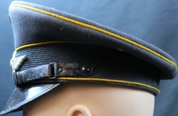 Rare WWII German Luftwaffe Schirmmutze Visor Cap (MME) - 10