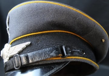 Rare WWII German Luftwaffe Schirmmutze Visor Cap (MME) - 19