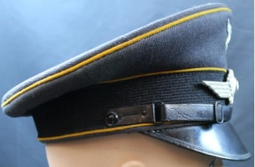 Rare WWII German Luftwaffe Schirmmutze Visor Cap (MME) - 5