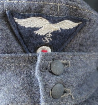 Rare WWII German Luftwaffe M43 1944 Dated Einheitsfeldmutze (MME) - 10