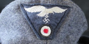 Rare WWII German Luftwaffe M43 1944 Dated Einheitsfeldmutze (MME) - 11