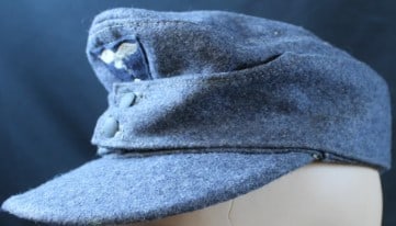 Rare WWII German Luftwaffe M43 1944 Dated Einheitsfeldmutze (MME) - 8