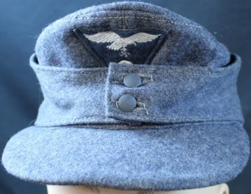 Rare WWII German Luftwaffe M43 1944 Dated Einheitsfeldmutze (MME) - 9