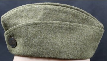 Enlisted American Expiditionary Force WWI Overseas Cap with US Army Enlisted Insignia (MME) - 2