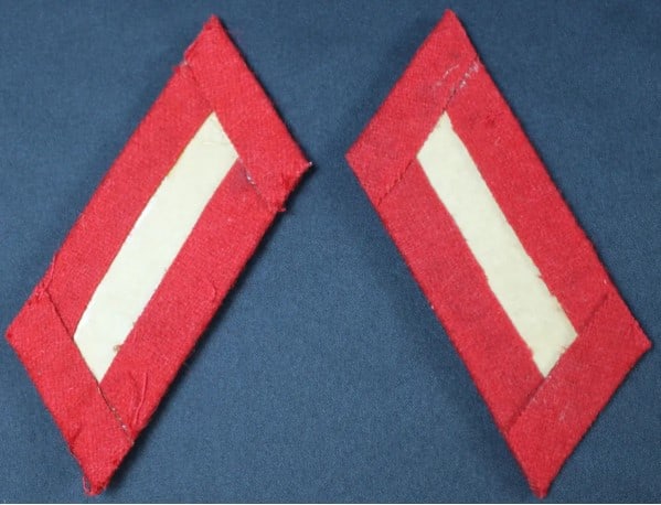 Pair of German Wehrmacht General's Collar Tab Insignias or Litzen (MME) - 2