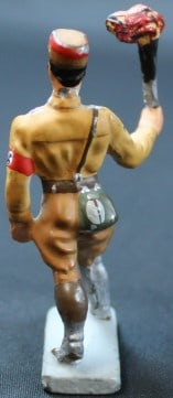Pre-WWII Lineol SA Torchbearer Marching Soldier c.1930s (MME) - 3