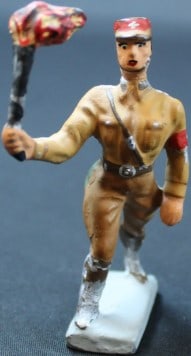 Pre-WWII Lineol SA Torchbearer Marching Soldier c.1930s (MME) - 5