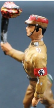 Pre-WWII Lineol SA Torchbearer Marching Soldier c.1930s (MME) - 7