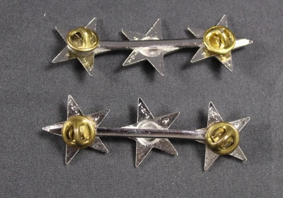 Vice-Admiral Three Star Collar Devices (MME) - 2