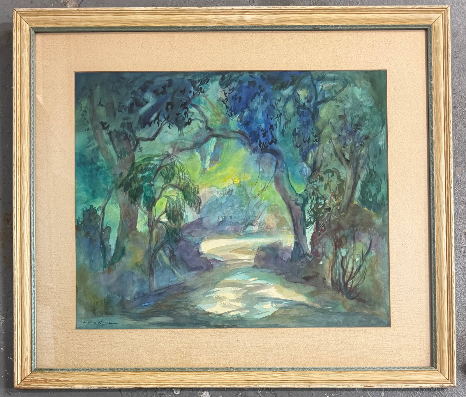 Gene Kloss Watercolor on Paper Painting (1 of 4)