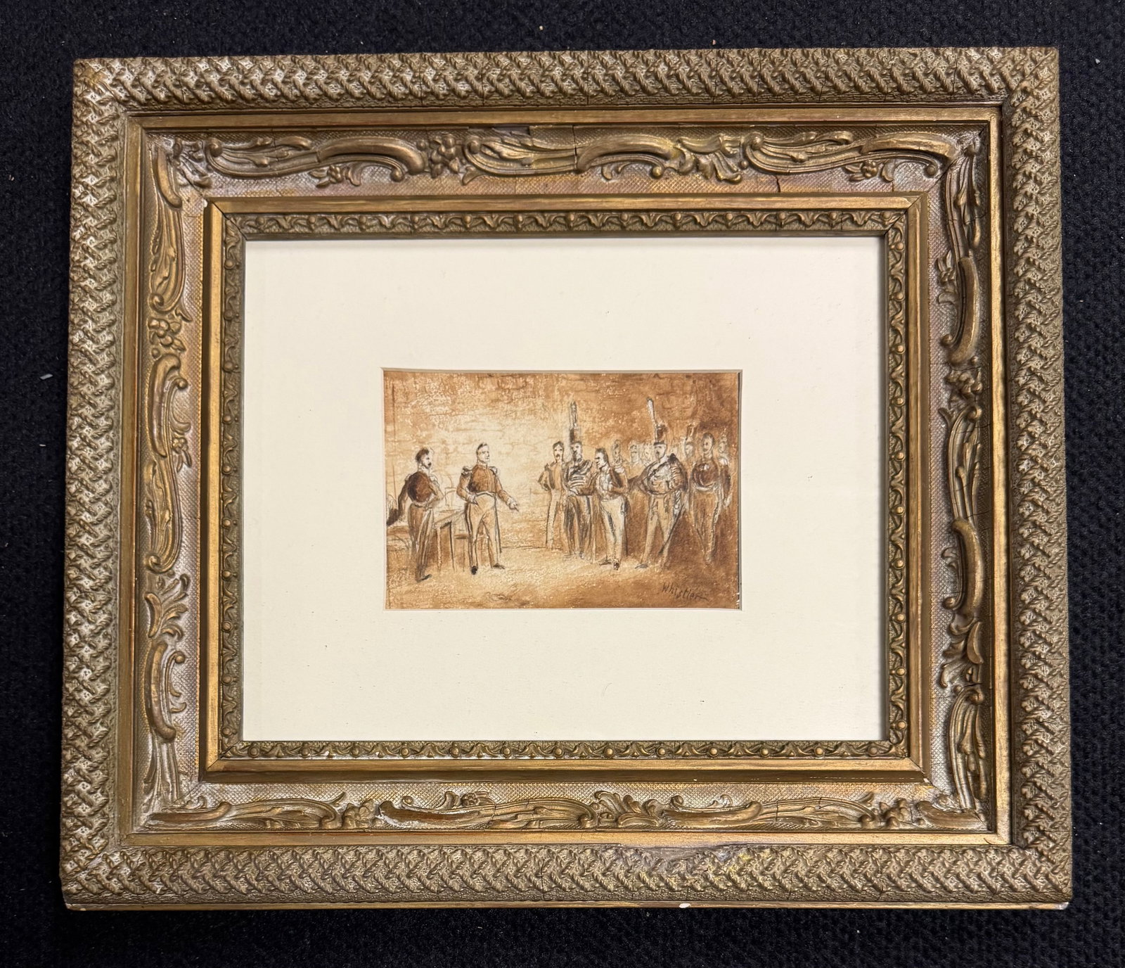 James Abbott McNeill Whistler Mixed Media Painting (1 of 4)