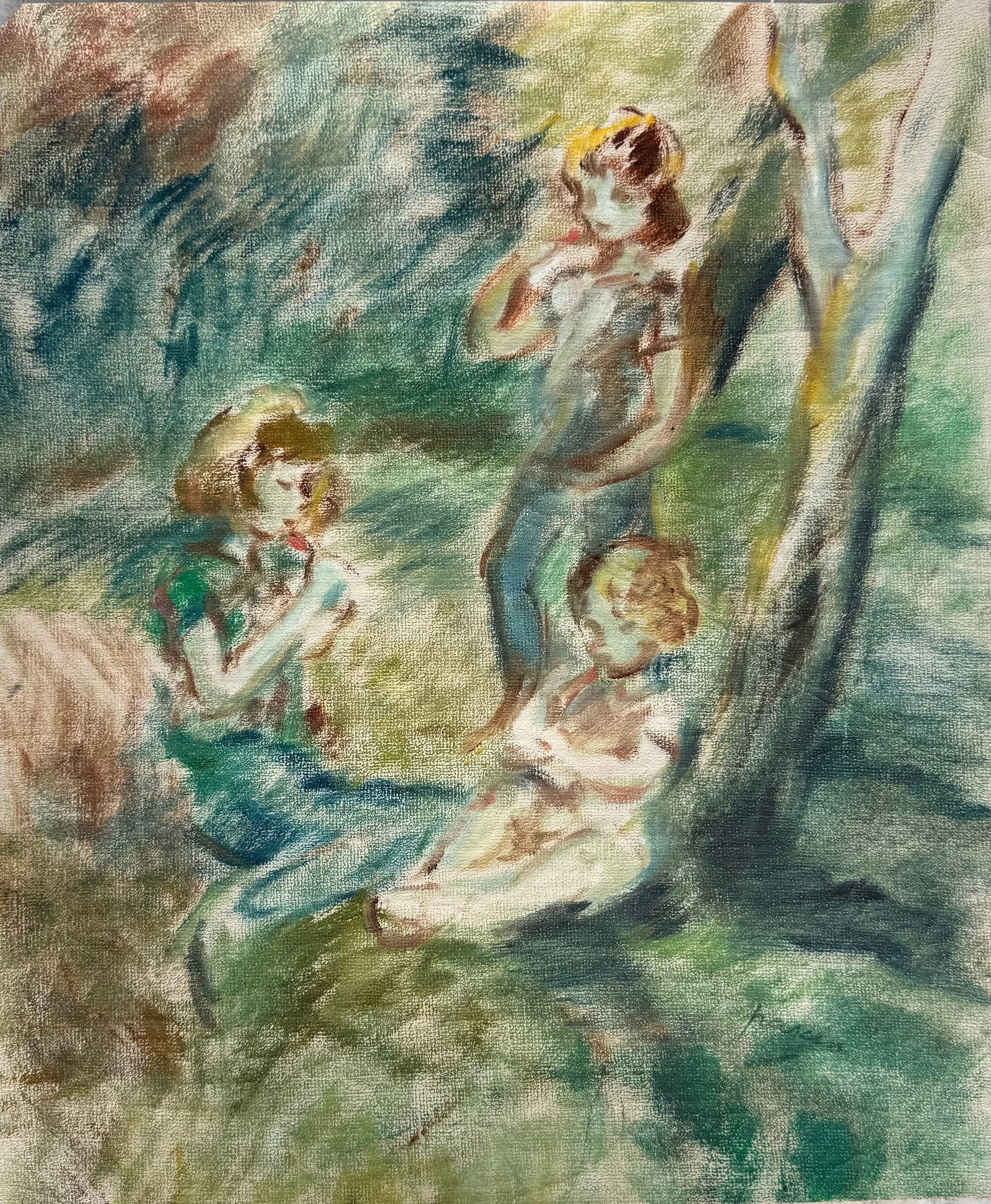 Jules Pascin Oil on Paper Painting (1 of 2)