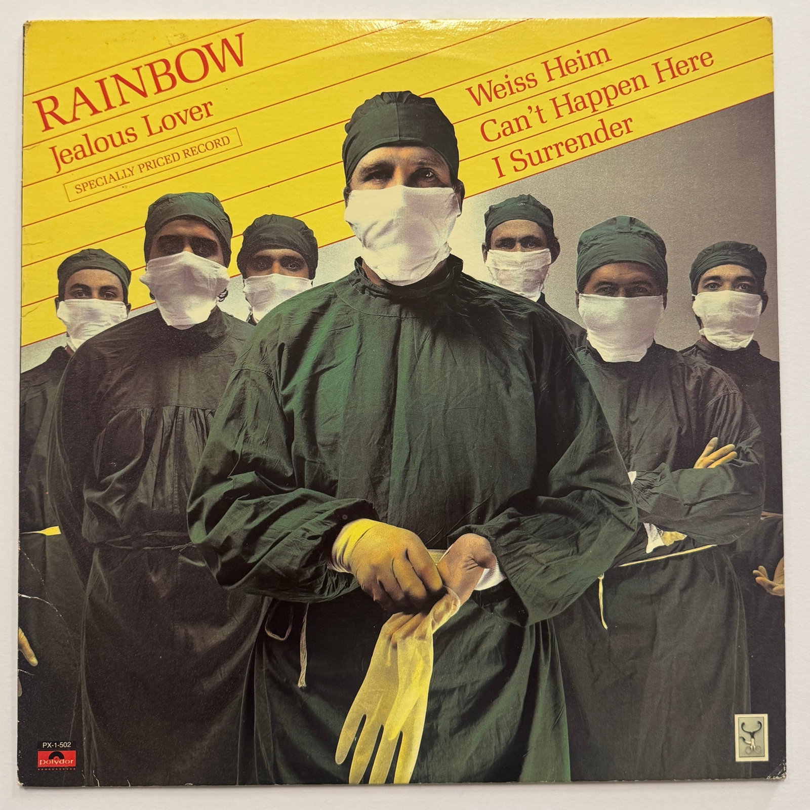 Rainbow JEALOUS LOVER 1981 Polydor 12" EP Sterling Vinyl Record: Rainbow JEALOUS LOVER 1981Polydor 12" EP Sterling VinylRecord
