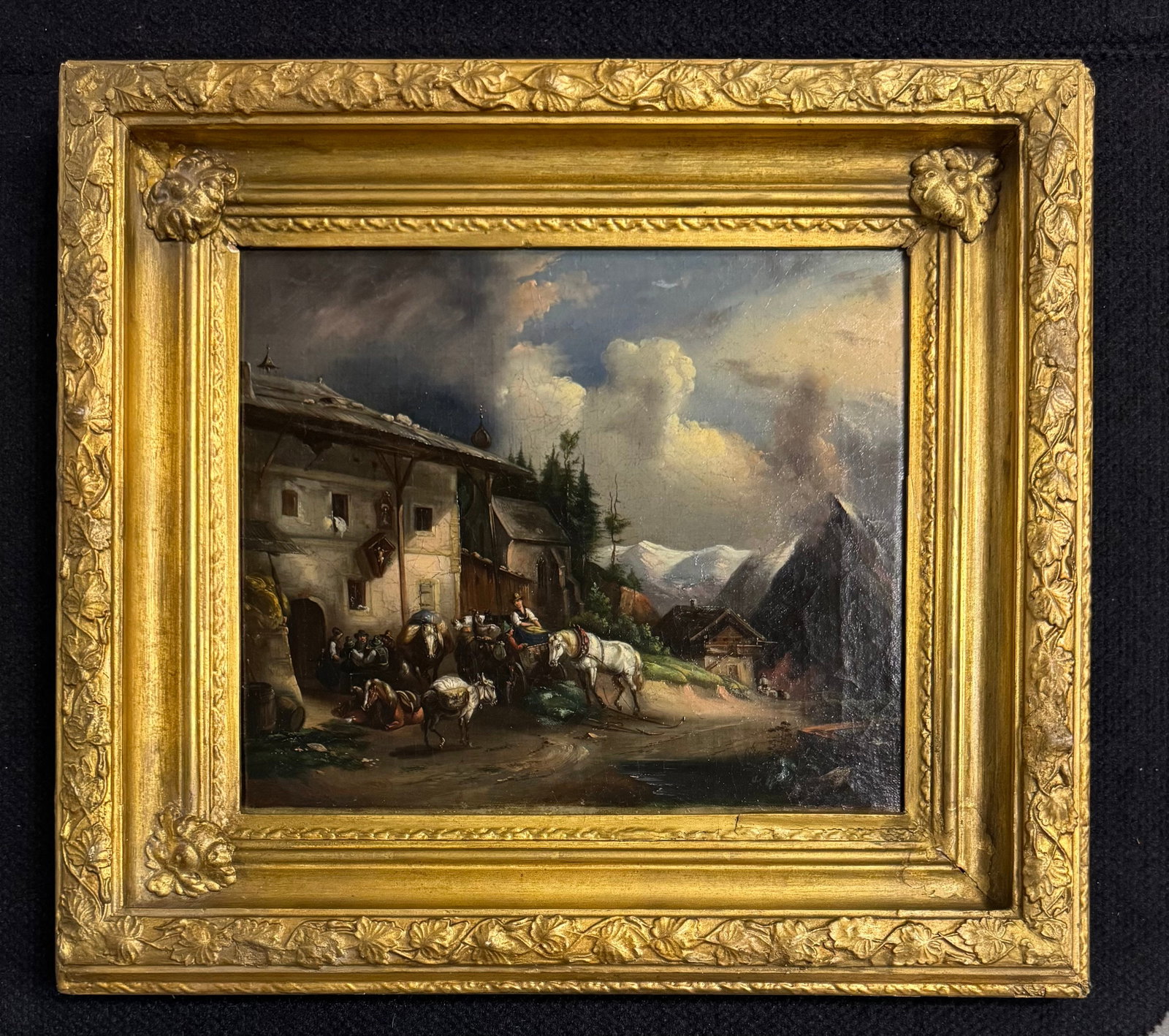 Joseph Heinrich Ludwig Marr Oil Painting. (1 of 3)