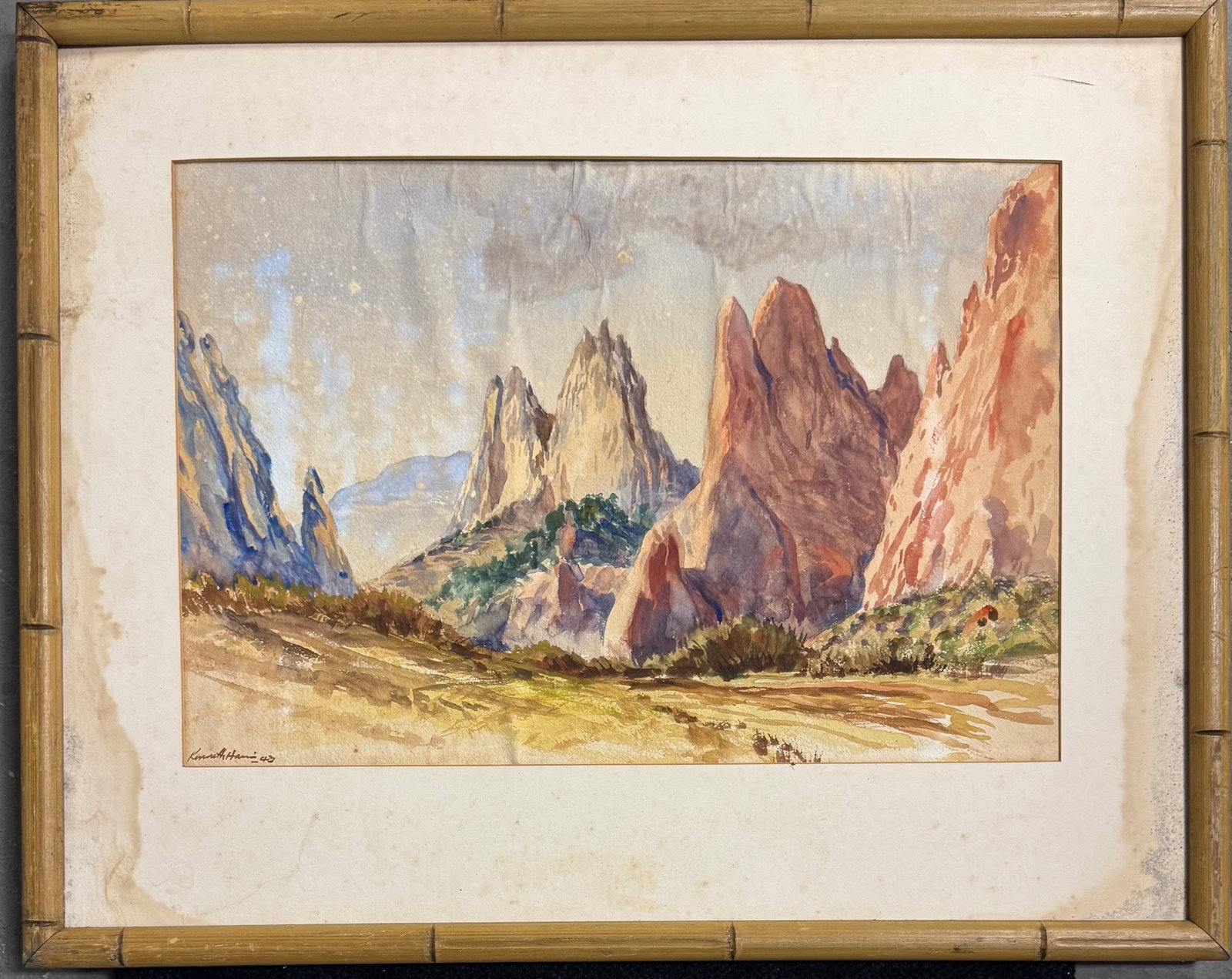 Kenneth Harris Watercolor Painting (1 of 4)