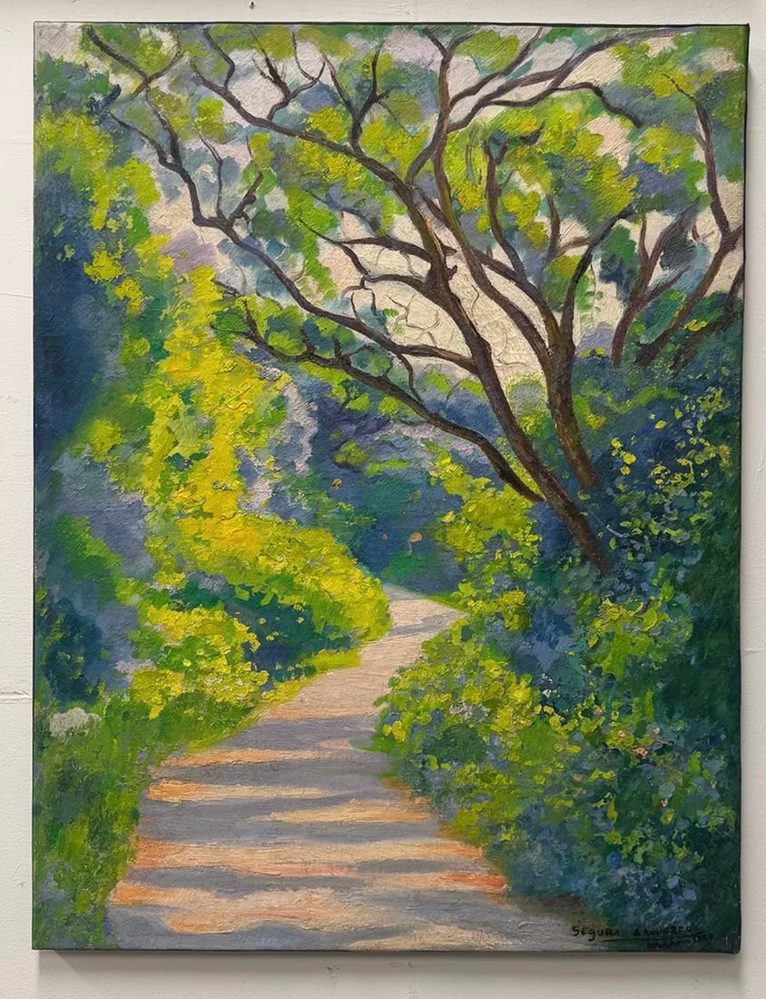 Jose Segura Ezquerro Oil on Canvas Painting (1 of 3)