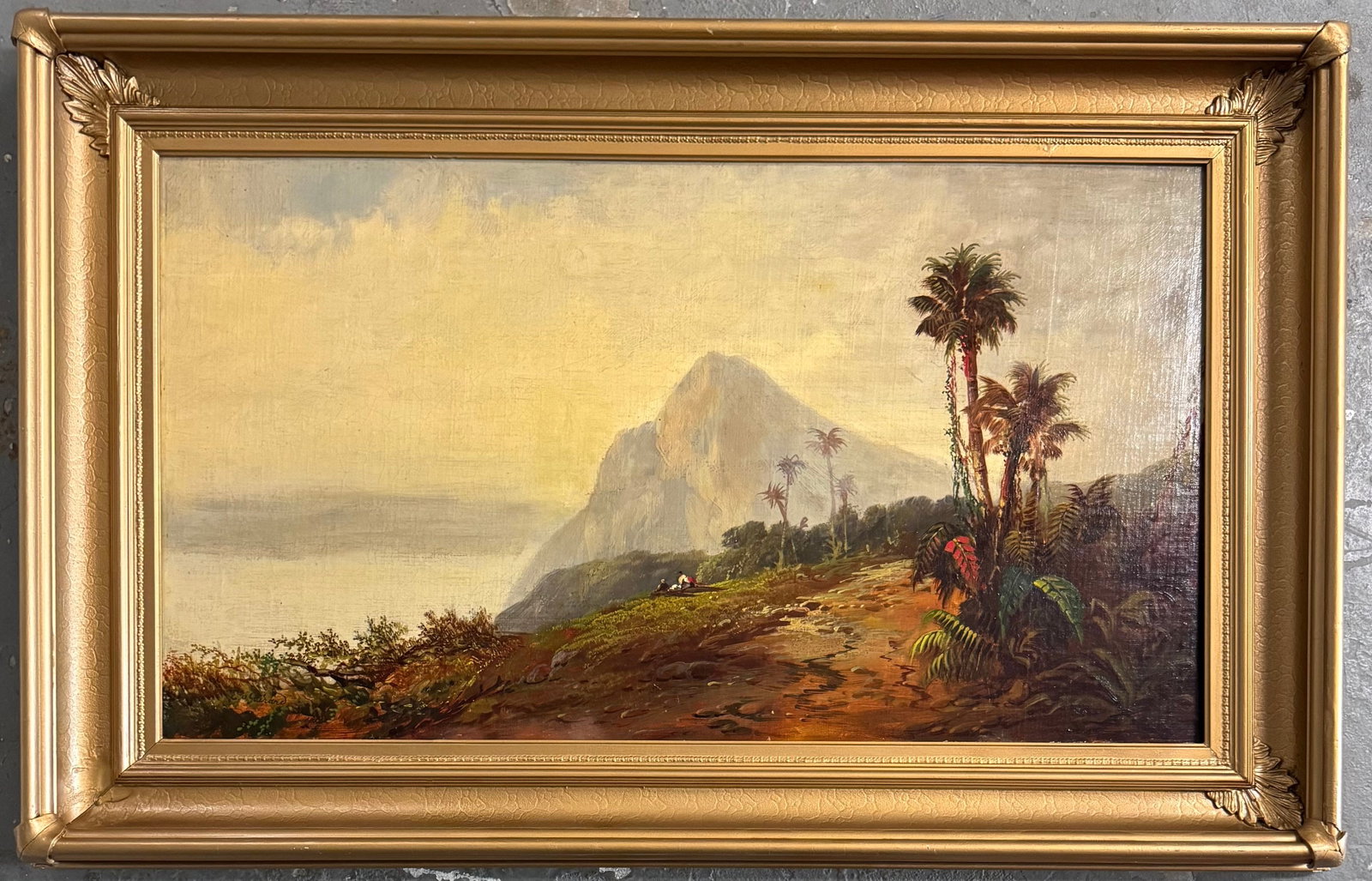 Eugene Guerard Oil On Canvas Painting (1 of 5)