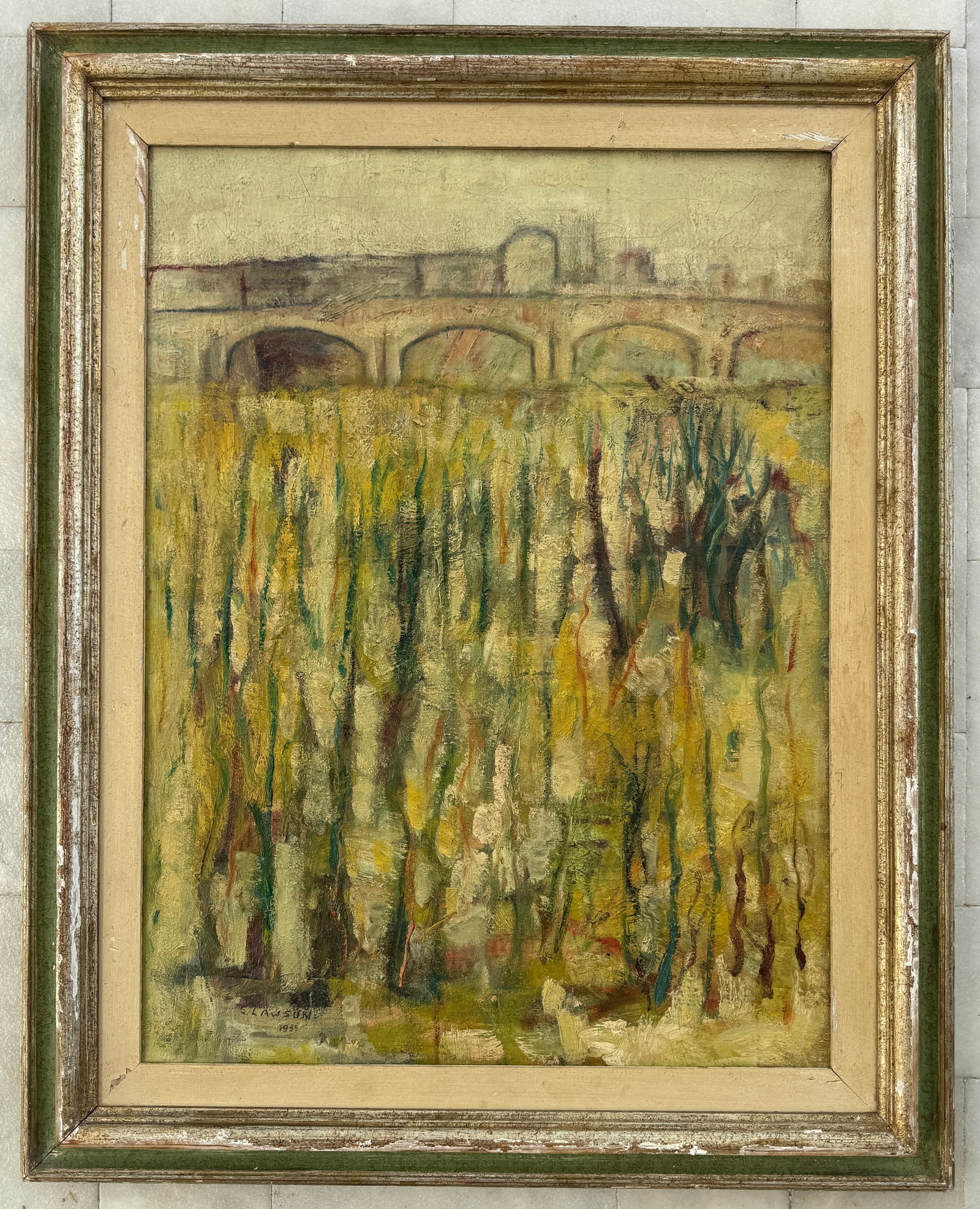 Ernest Lawson Oil Canvas Painting (1 of 6)