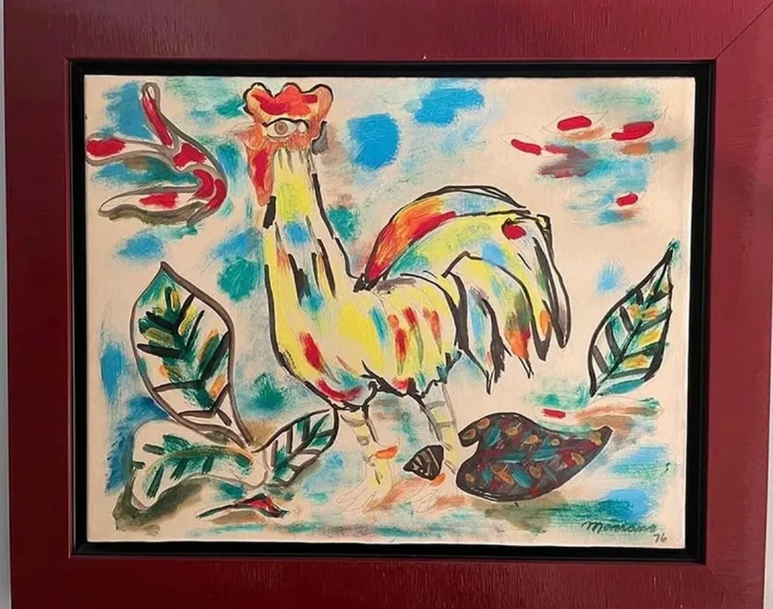 Mariano Rodriguez (Cuban, 1912?1990) Mixed Media (1 of 4)