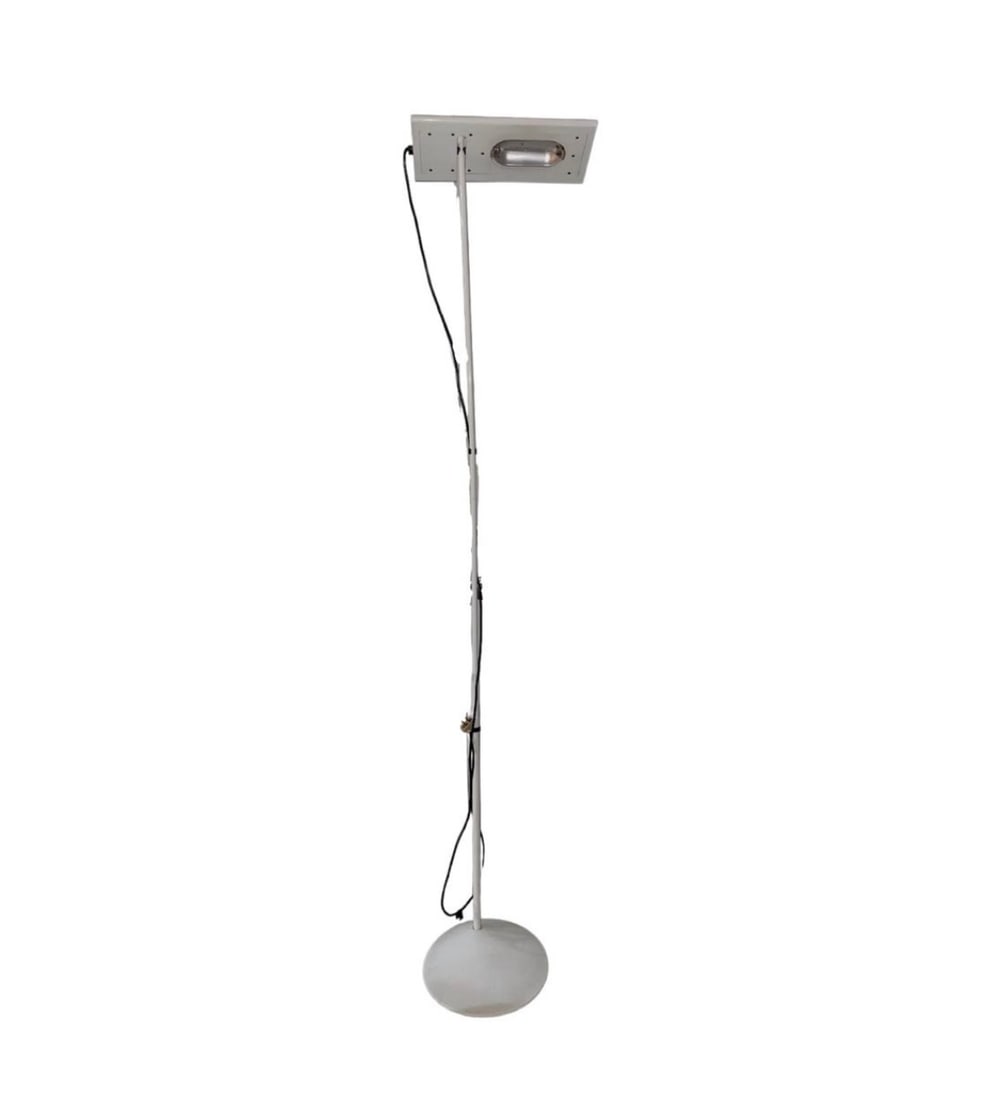 Vintage Italian Chrome Floor Lamp: Vintage Italian Chrome Floor Lamp. 57 x 13.5 inches