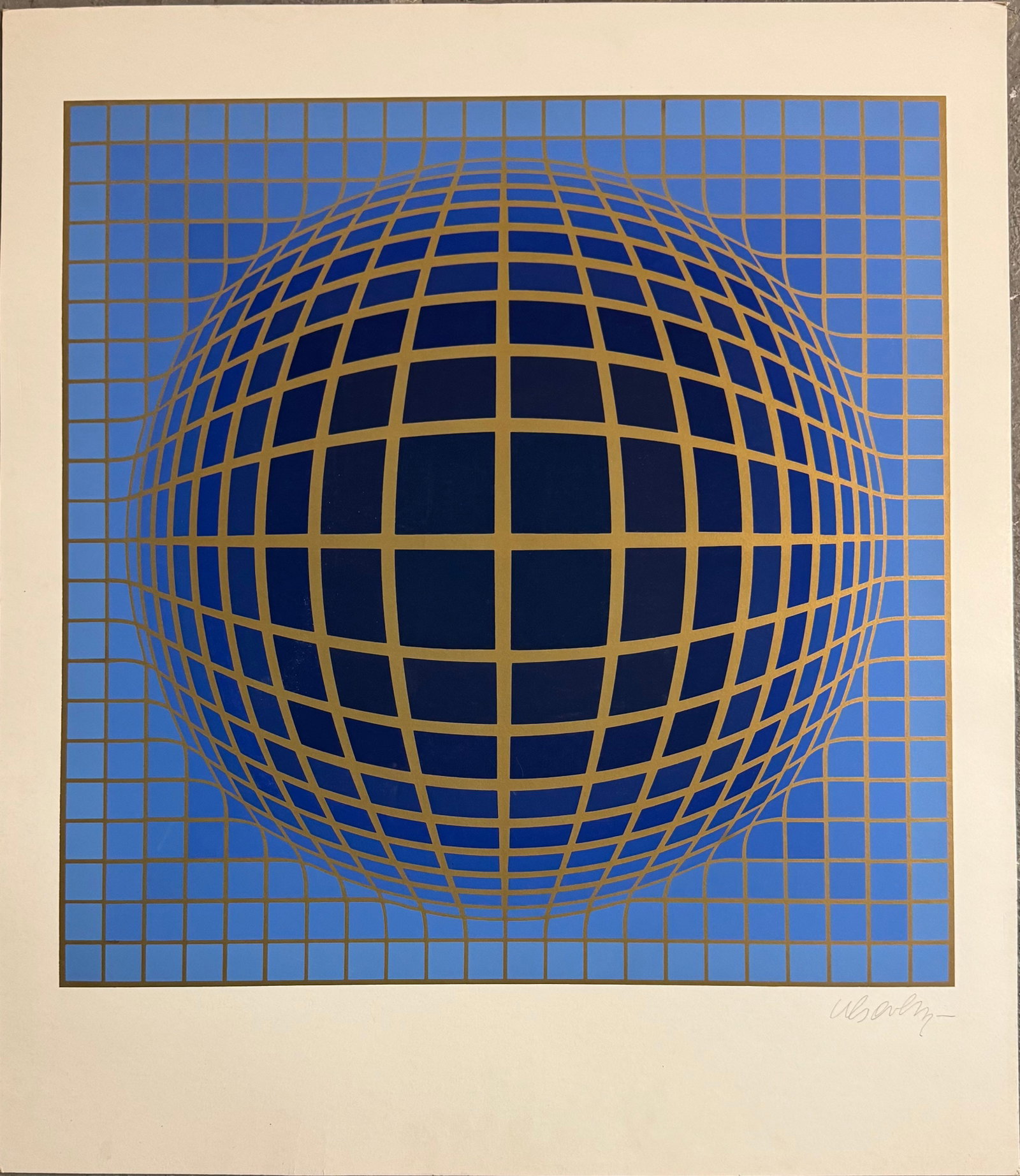 Victor Vasarely Signed Kinetic Serigraph (1 of 2)