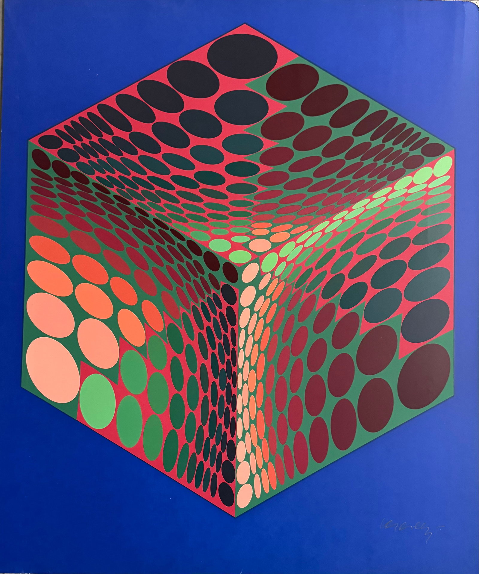 Victor Vasarely Signed Kinetic Serigraph (1 of 2)