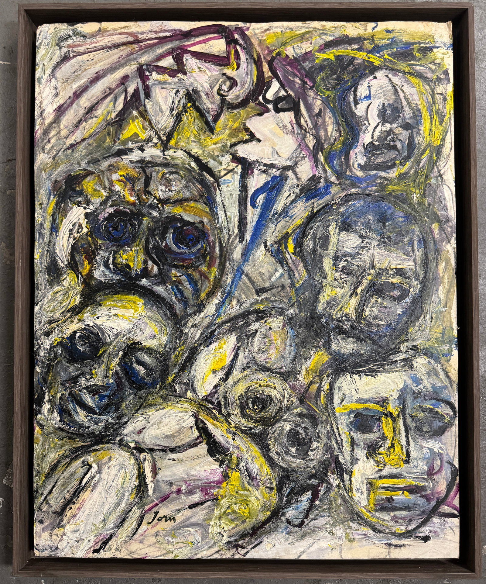 Asger Jorn Oil Painting (1 of 7)