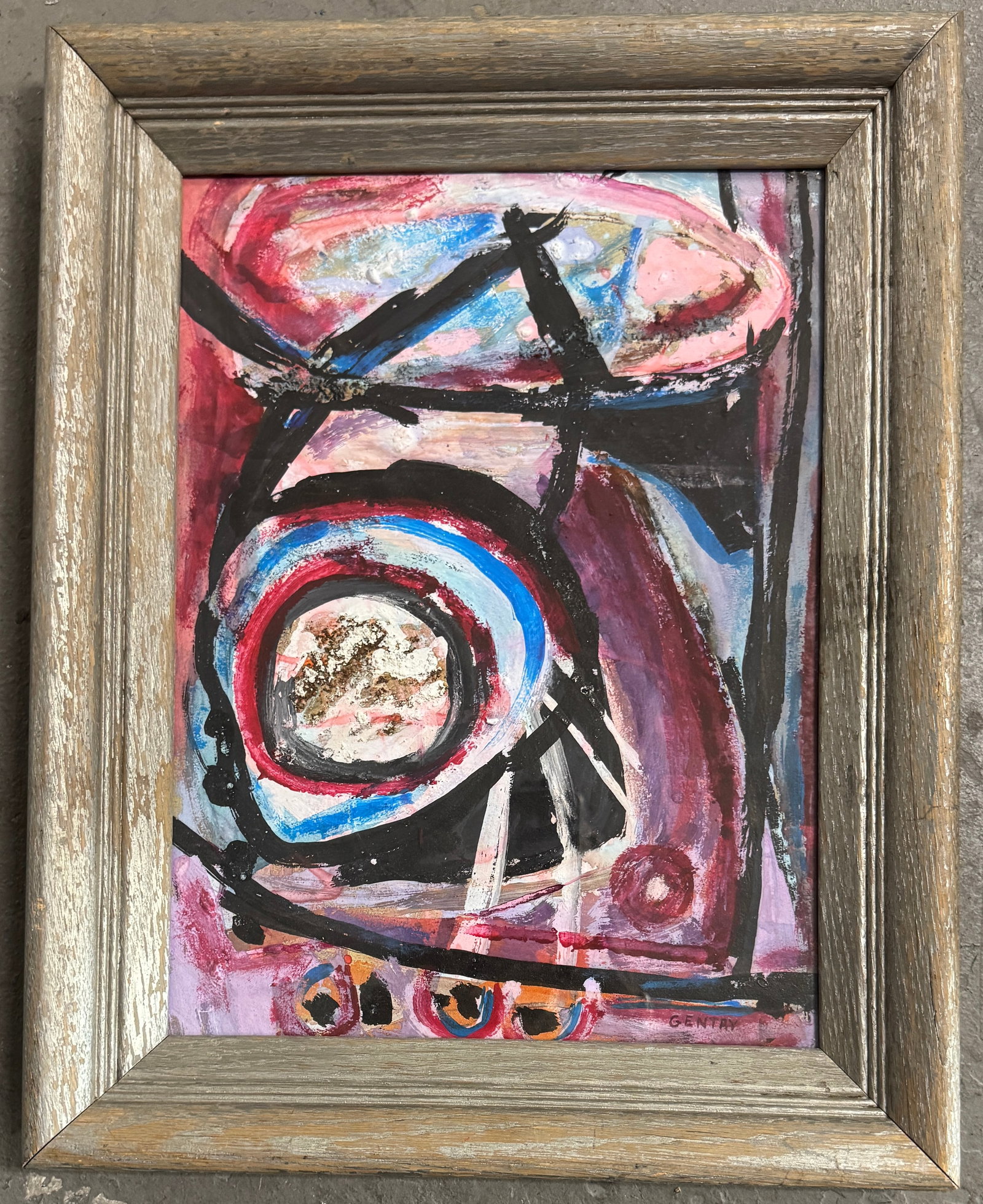 Herbert Gentry Mixed Media Painting (1 of 4)