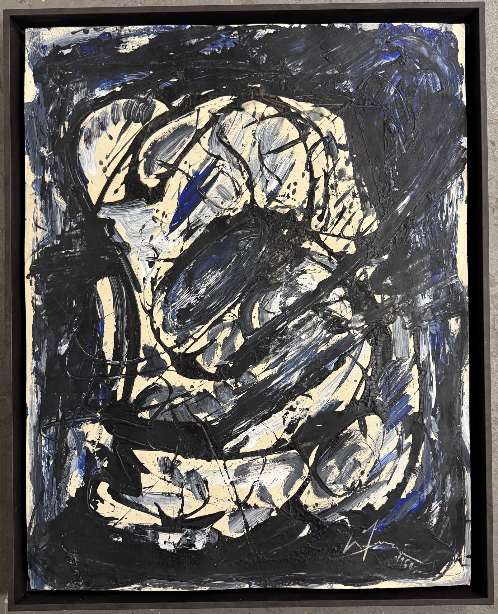 Emilio Vedova Mixed Media Painting (1 of 6)