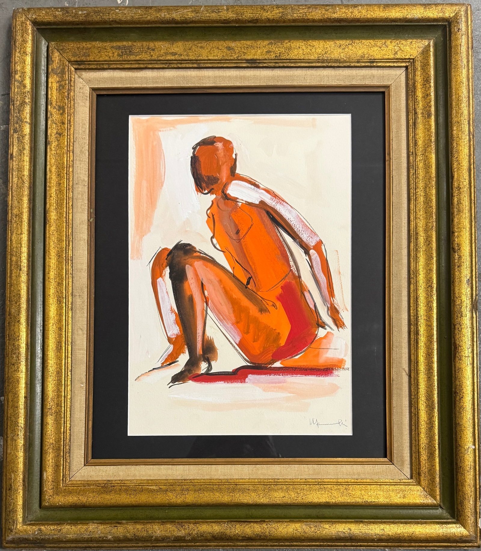 Manuel Neri Mixed Media on Paper (1 of 3)
