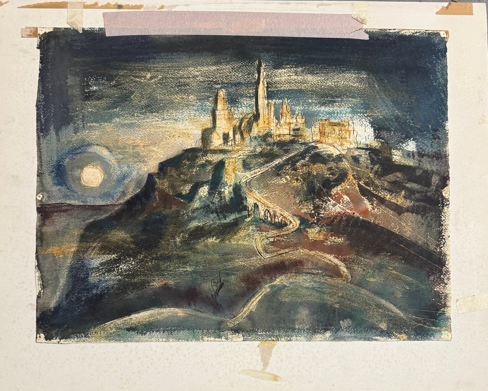 Richard Merrick Mixed Media on Paper (1 of 4)