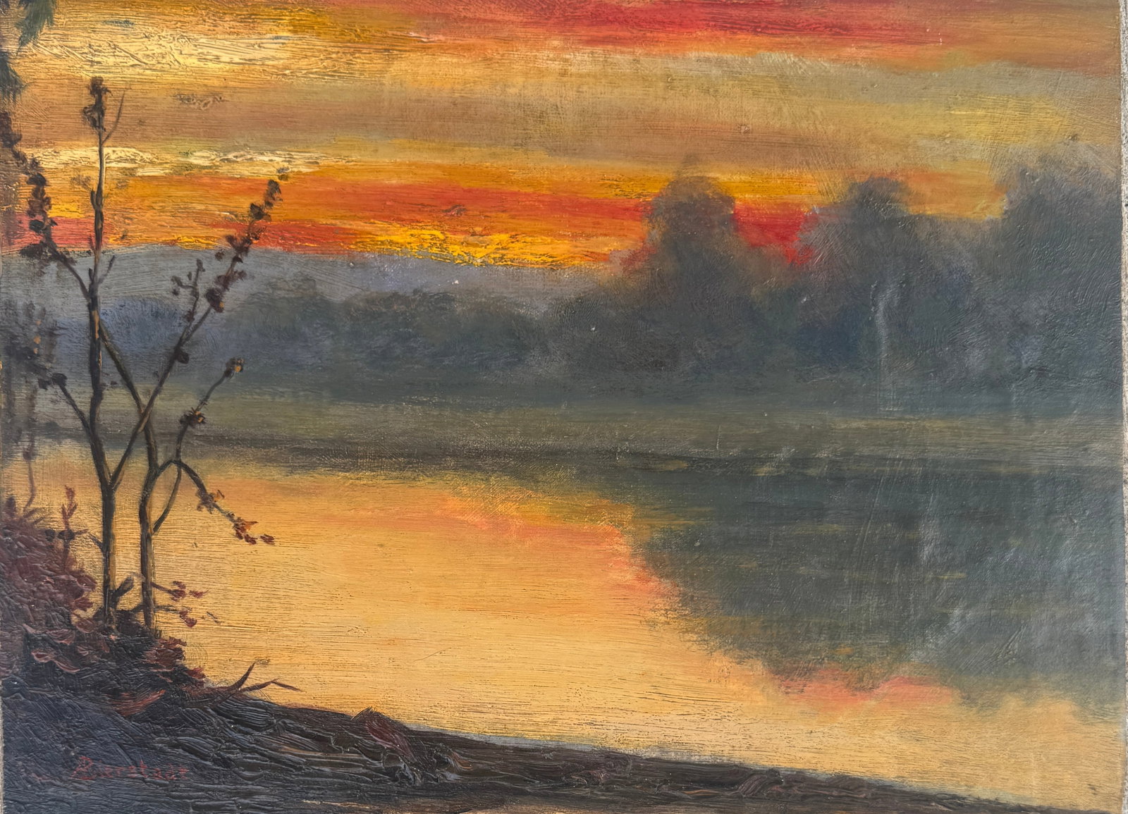 Albert Bierstadt Oil Painting (1 of 4)