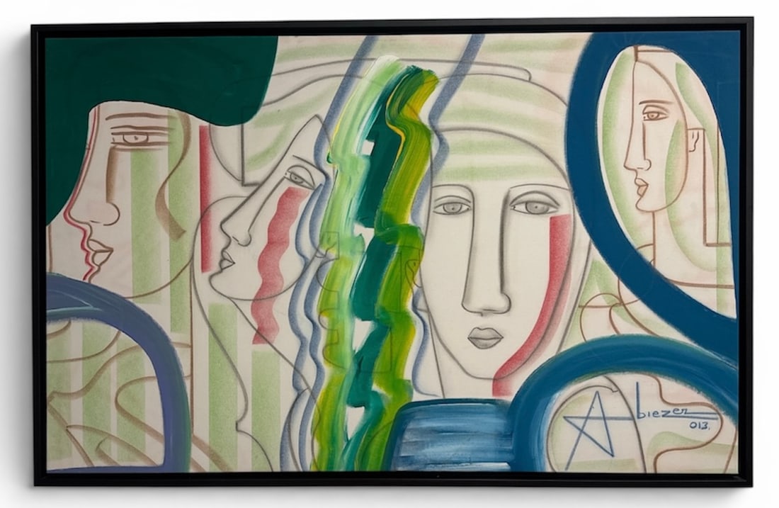 Abiezer Agudelo Mixed Media On Canvas (1 of 4)
