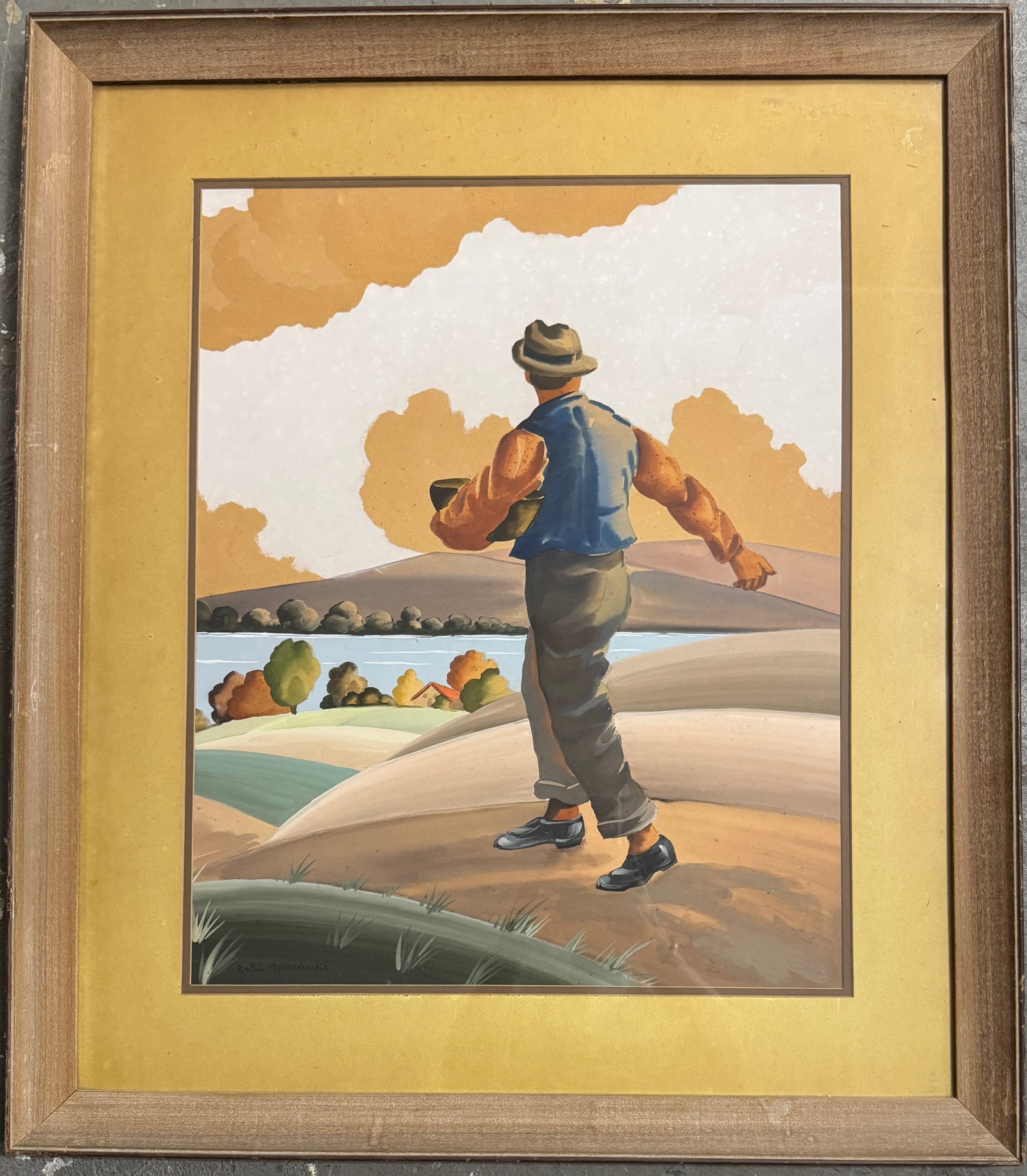 Rafal Malczewski Watercolor Painting (1 of 3)