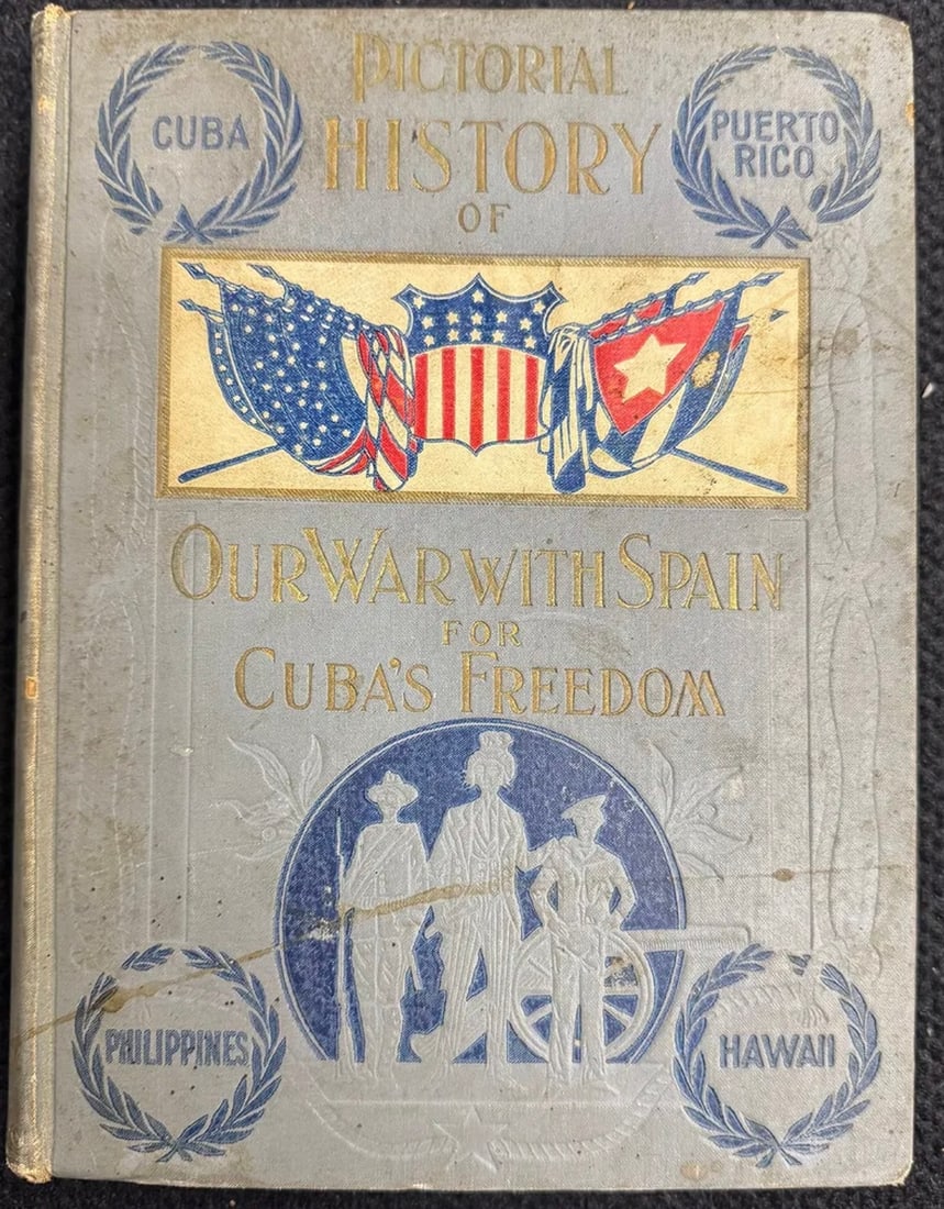 Vintage Our War with Spain Book (1 of 1)