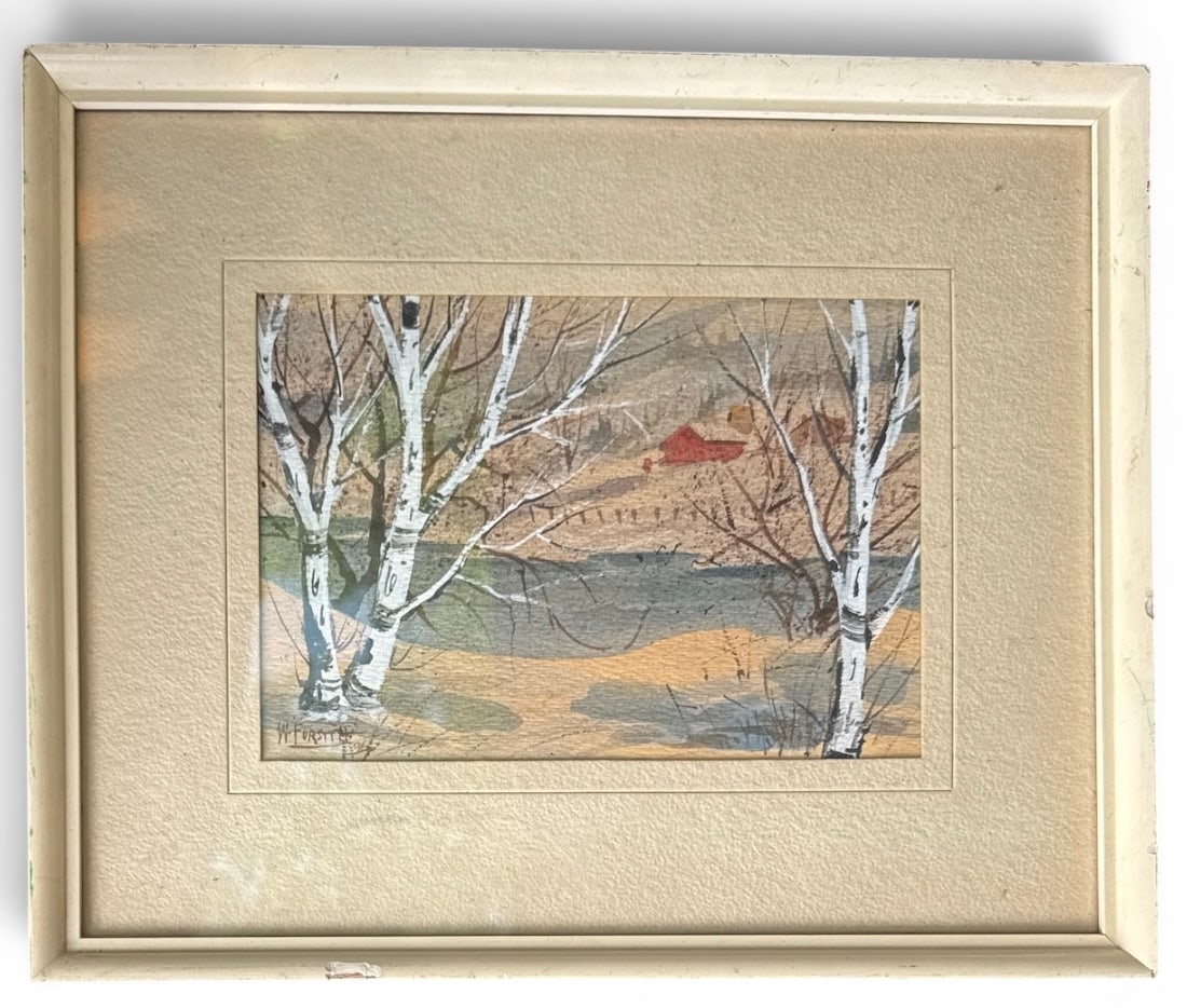 William J Forsyth Watercolor on Paper (1 of 3)