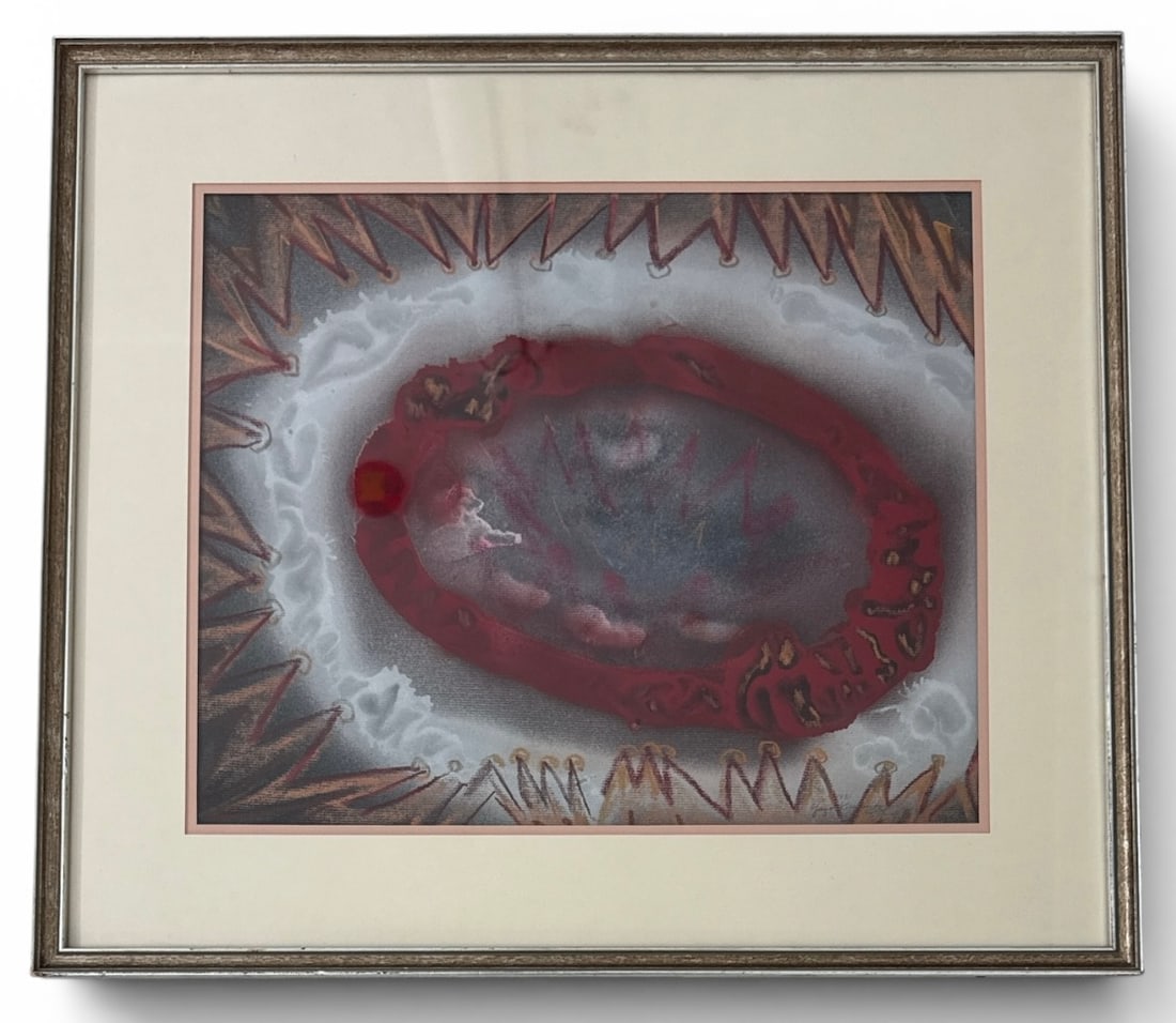 Yayoi Kusama Mixed Media On Paper (1 of 4)