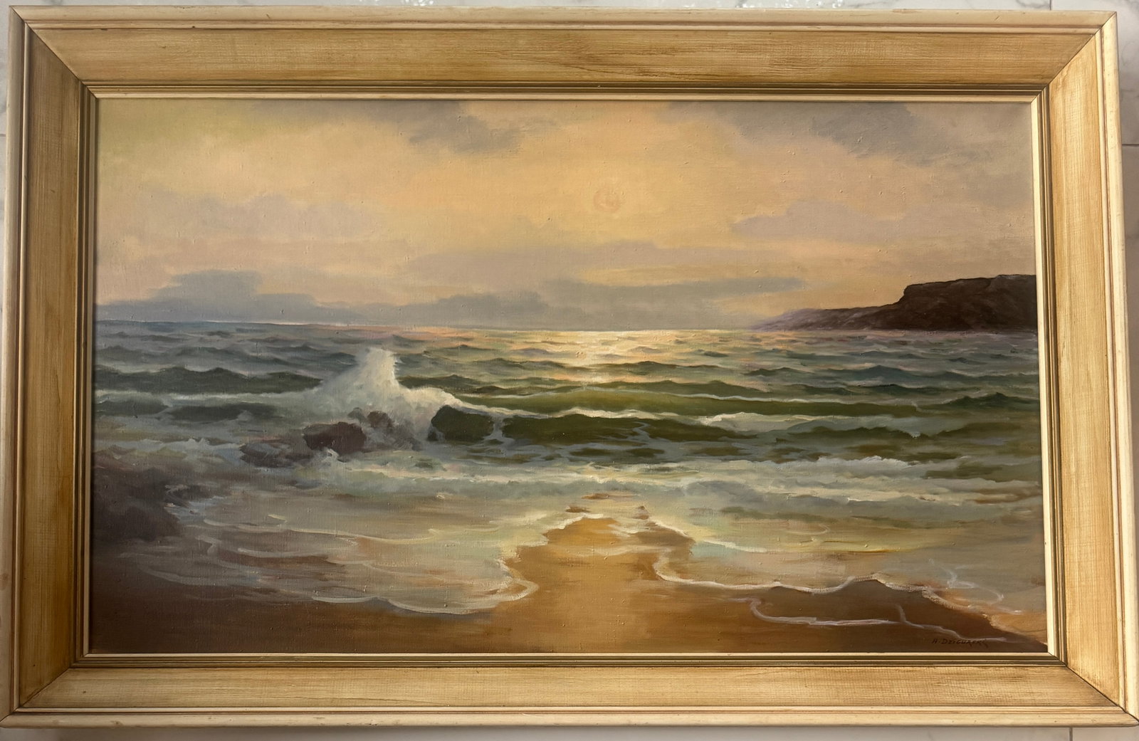 Alexander Dzigurski Oil on Canvas: Alexander Dzigurski1911 Stari Becej, Yugoslavia - 1995. Known for: Seascape, some landscape, portrait painting.Alexander Dzigurski, who is known for his seascapes, landscapes, and some portraiture, is