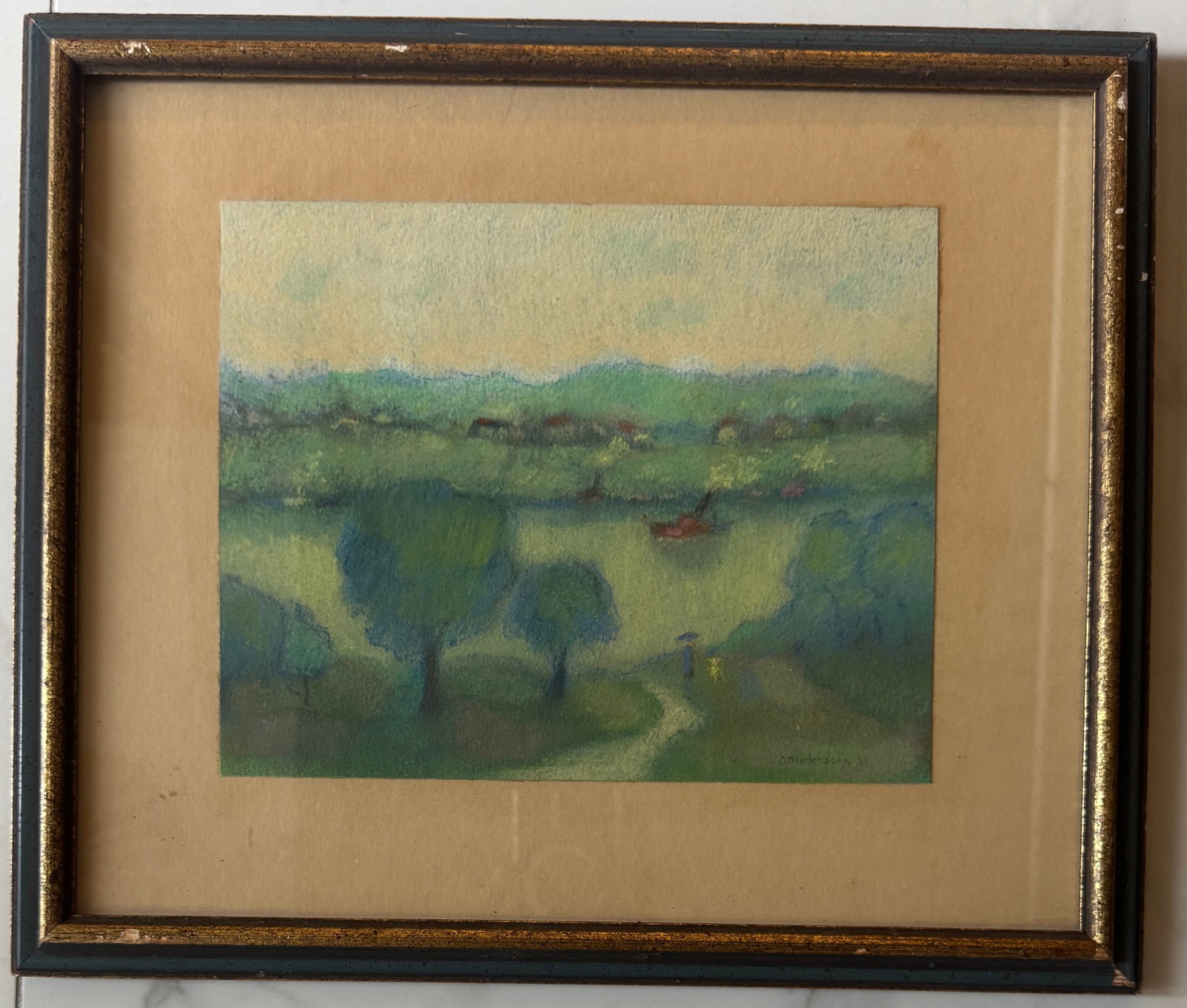 Otto Modersohn Pastel Drawing (1 of 3)