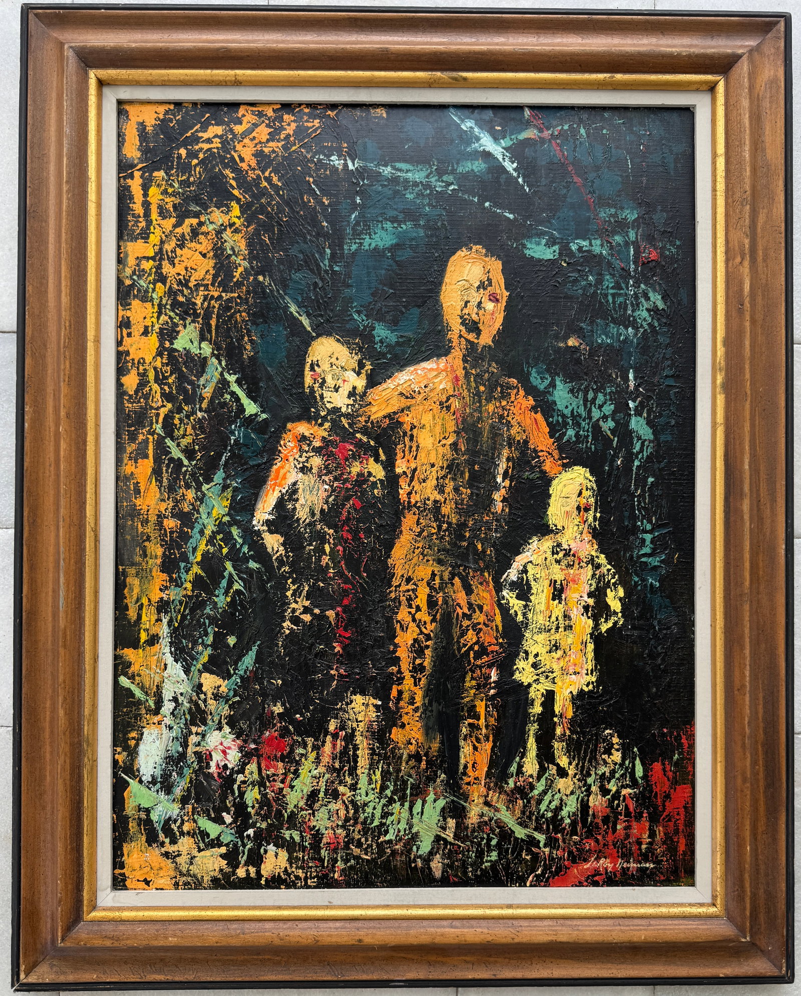 LeRoy Neiman Oil Painting: 1921 St. Paul, Minnesota - 2012 New York City. Known for: Athletic genre, sport figure and humor painting, illustration, teaching.LeRoy Neiman Dies at 91; Artist of Bold Life and Bright CanvasesBy WIL