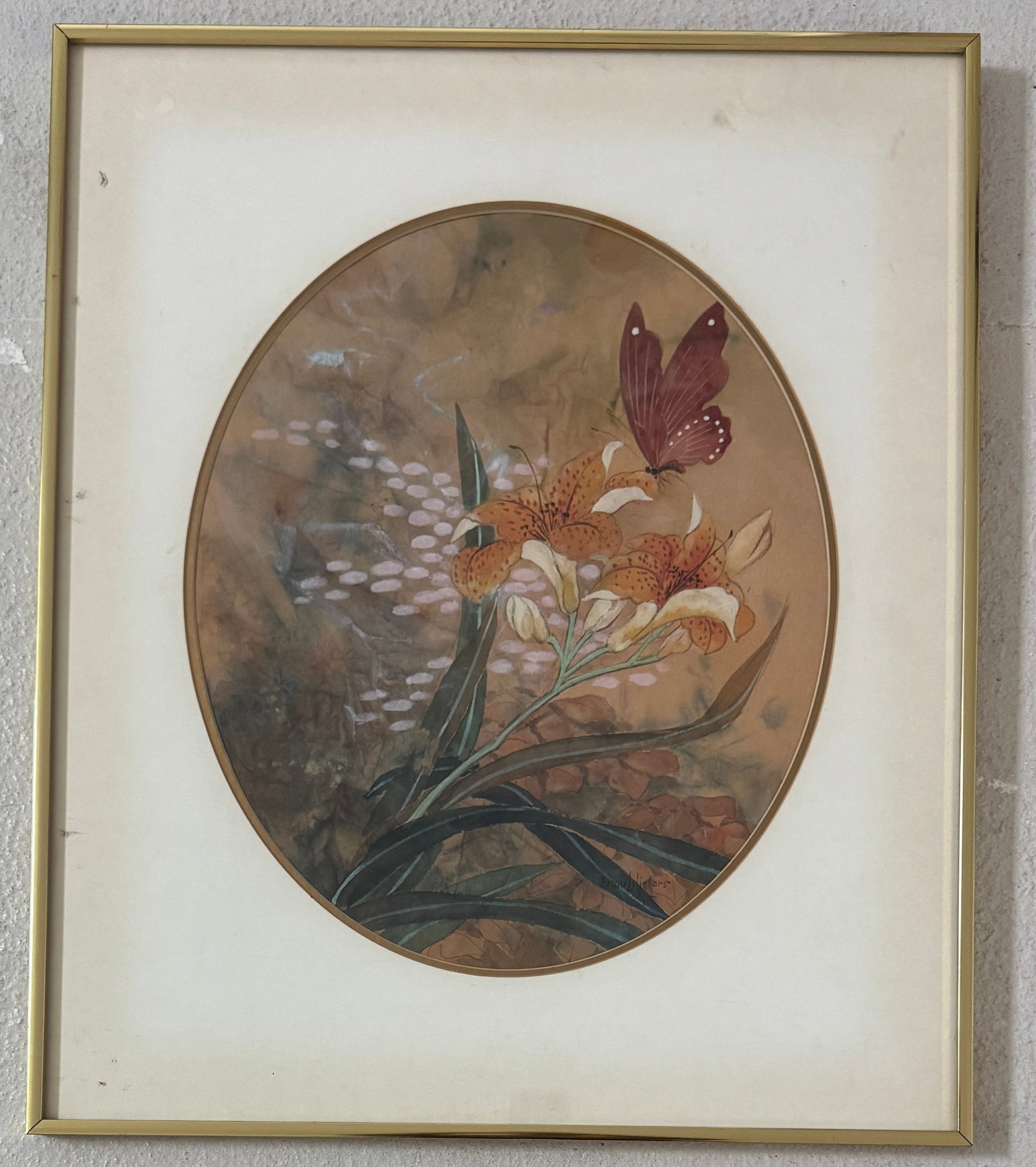Bruno Liljefors Watercolor Painting (1 of 3)