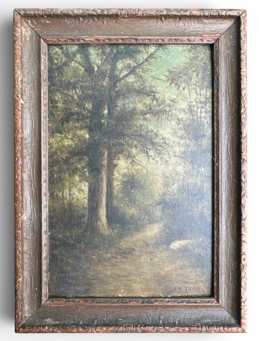 Dwight William Tryon Oil Painting: 1849 Hartford, Connecticut - 1925 South Dartmouth, Massachusetts. Known for: Tonalist landscape, marine, nocturne, educator.One of America's first Tonalist* painters and much influenced by the Barbizo