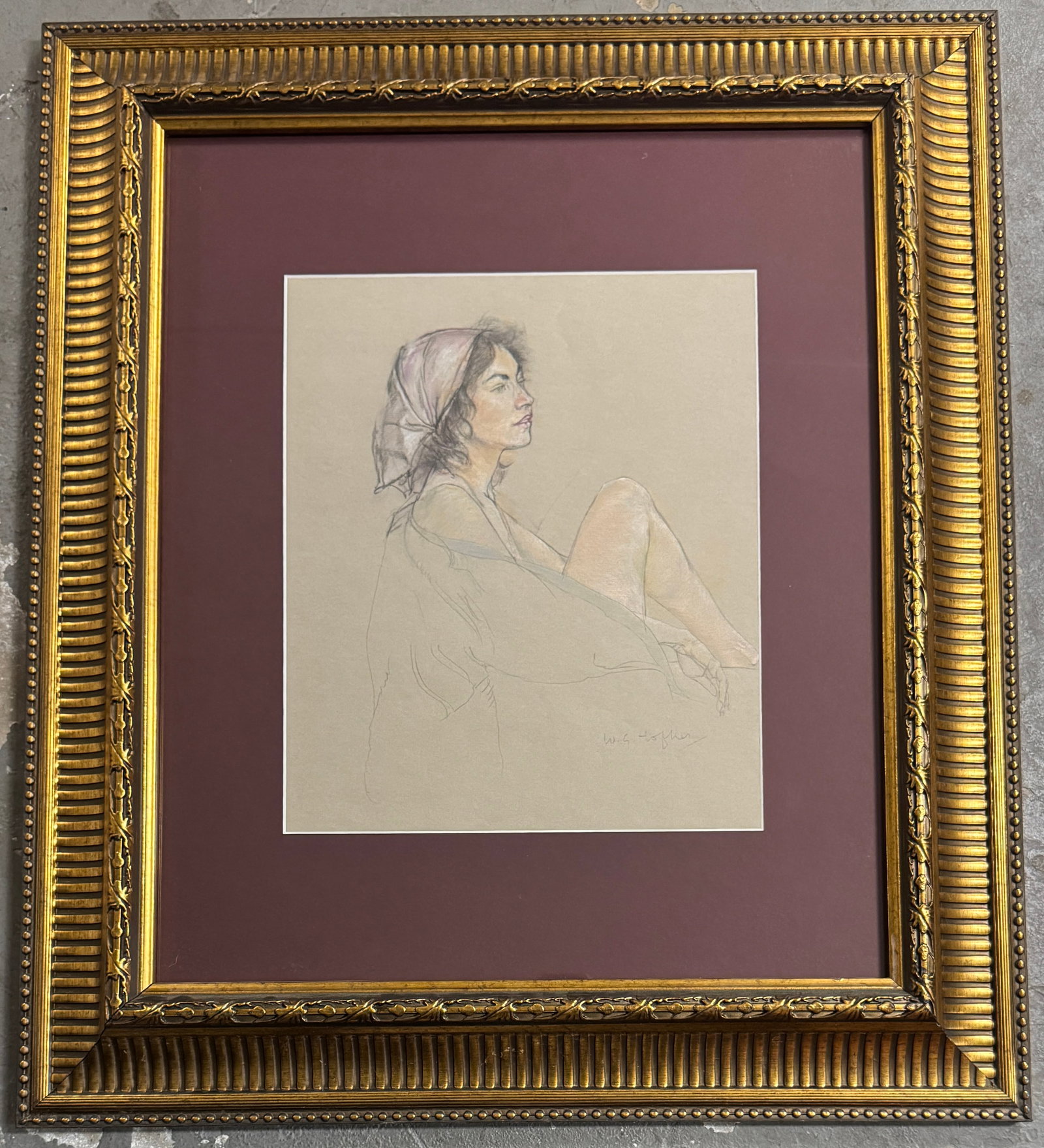 Willem Gerard Hofker Pastel And Pencil (1 of 3)