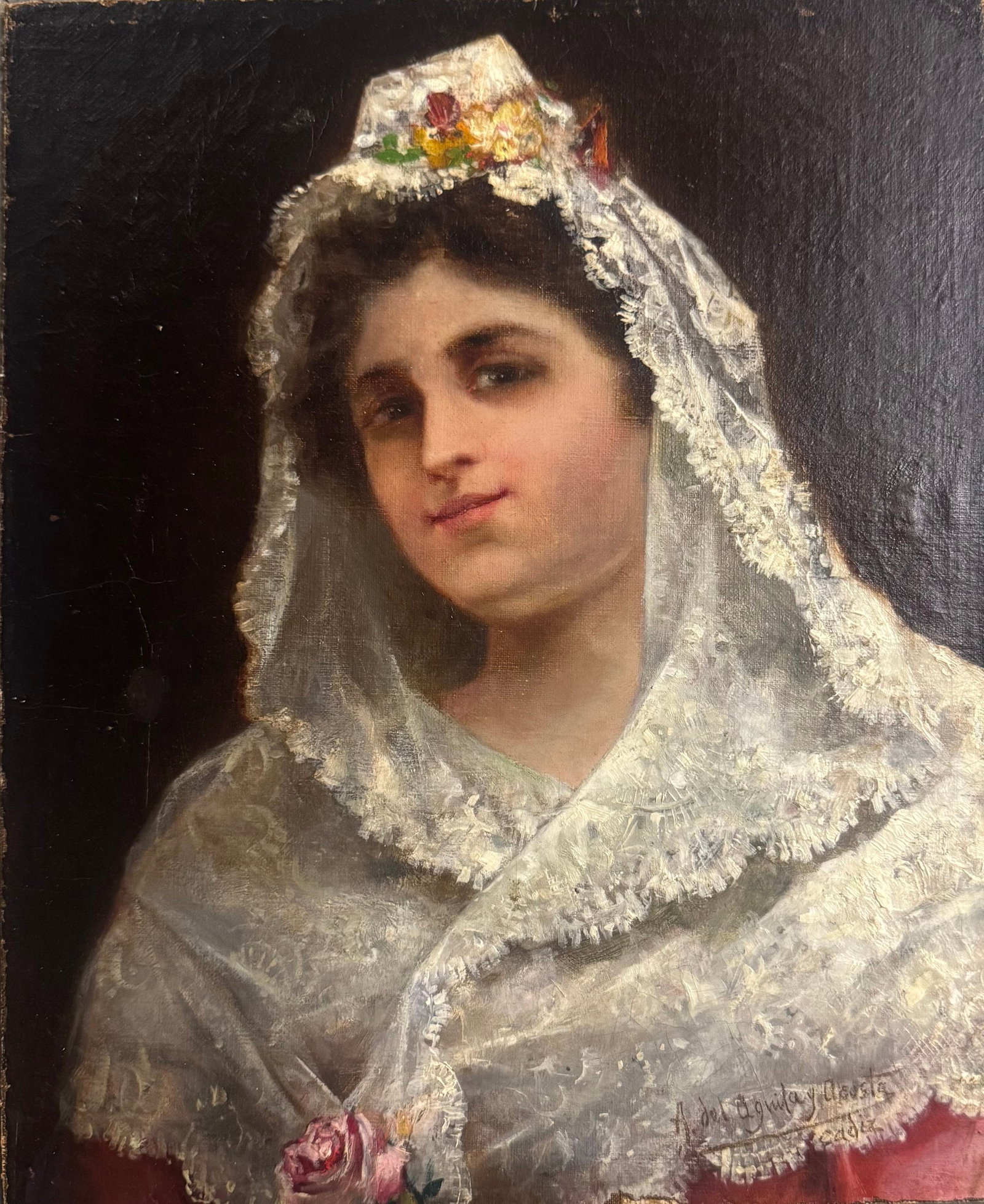 Adolfo Aguila Y Acosta Oil Painting (1 of 2)