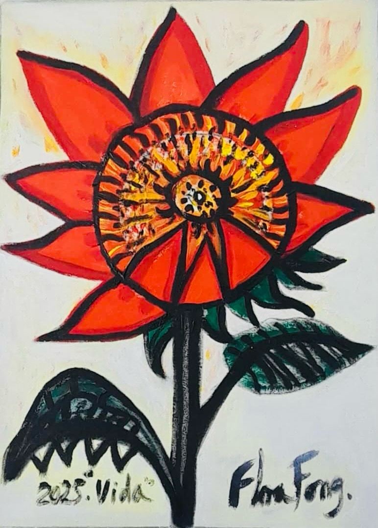 Flora Fong Acrylic Painting (1 of 2)