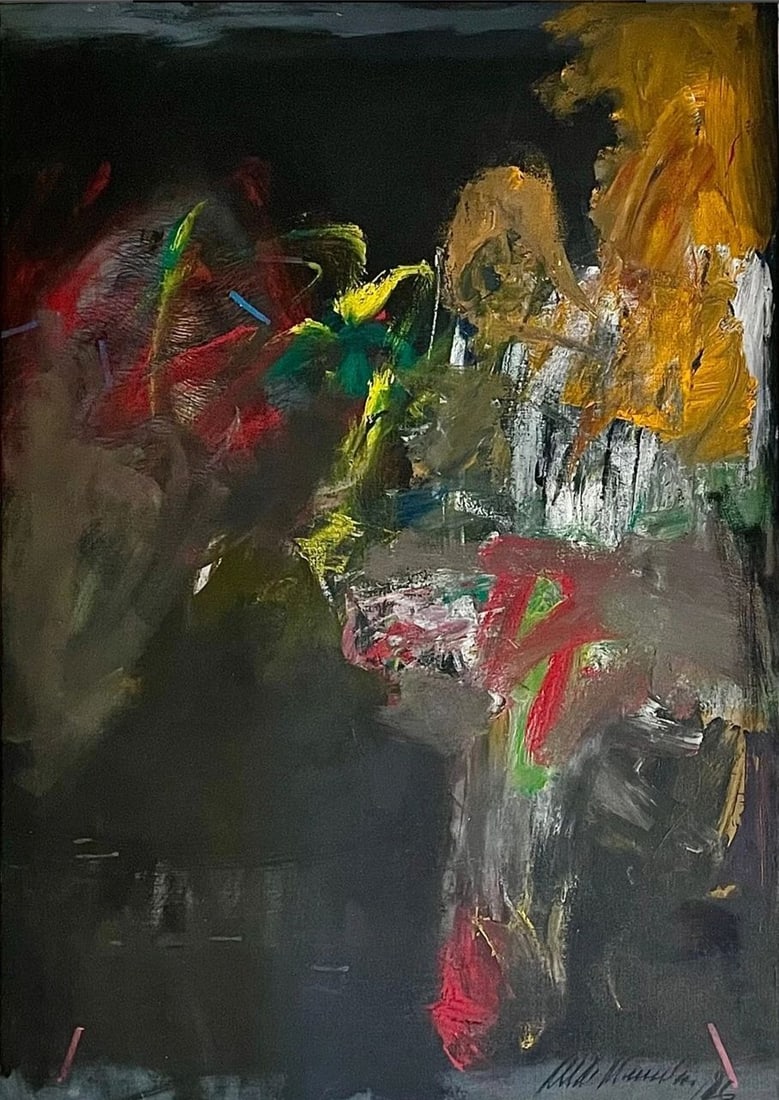 Aldo Menendez Mixed Media Painting (1 of 2)