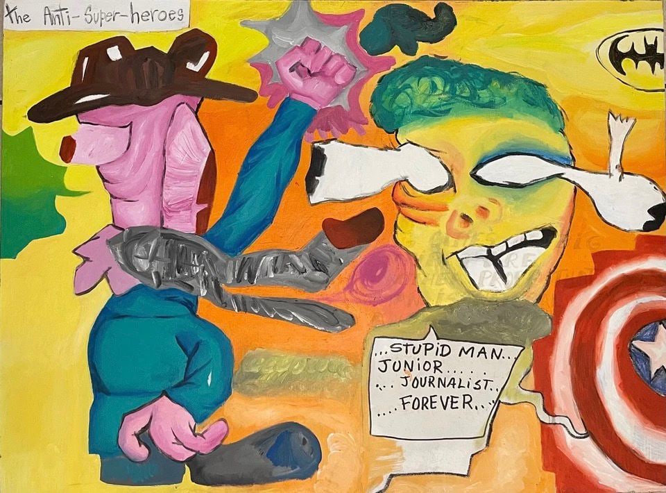 Pedro A. Vizcaino Martinez Acrylic Painting: "Pedro A. Vizcaíno Martínez (born October 11, 1966, Havana, Cuba), is a Cuban-born American visual artist based in Miami, Florida.Acrylic on canvas 30x40 in"