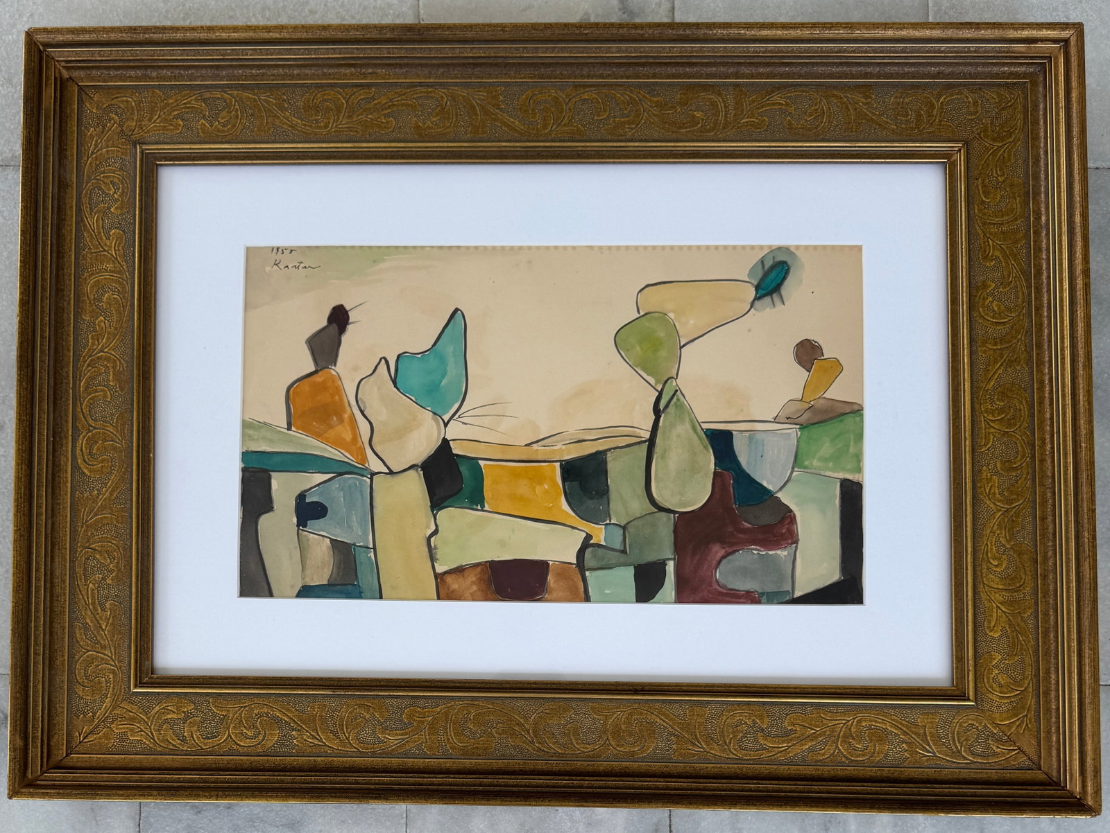 Tadeus Kantor Watercolor & Ink on Paper (1 of 3)